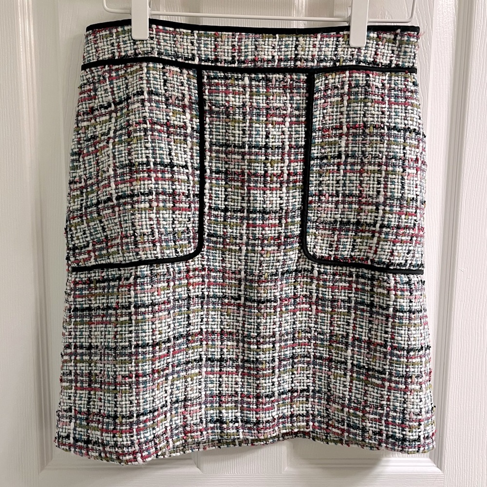Like New Loft Tweed Mini-Skirt